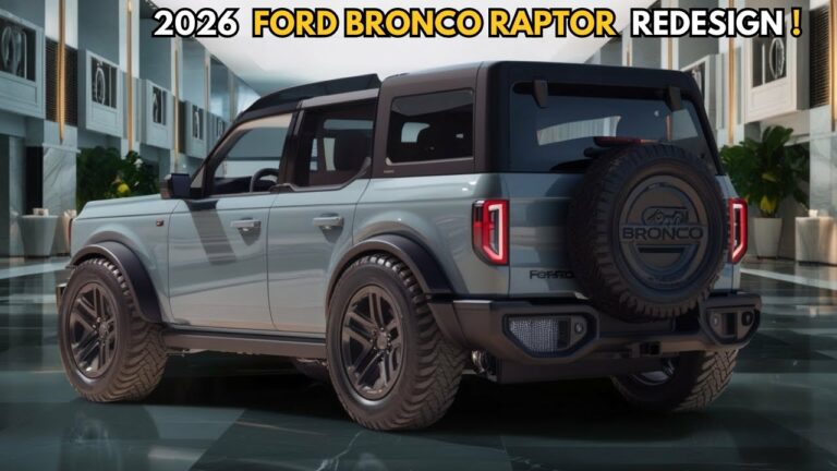 2026 Ford Bronco Raptor Specs